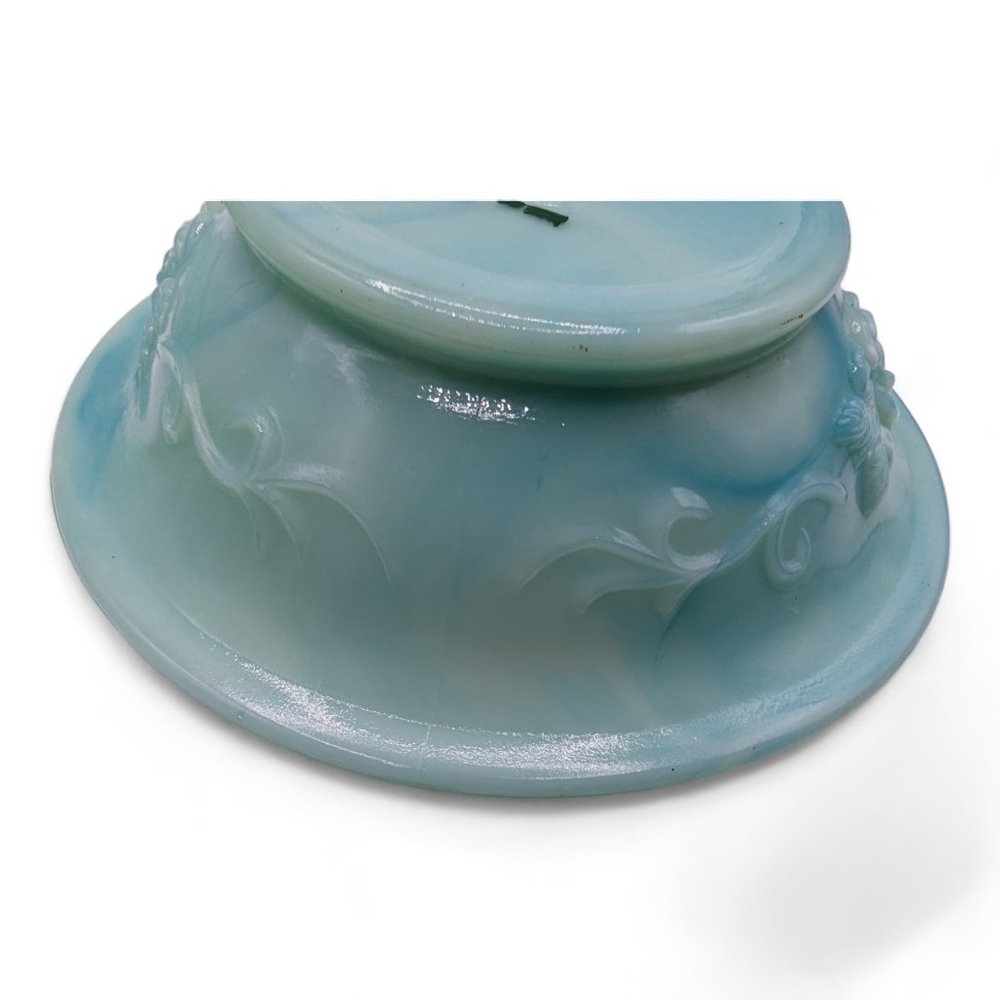 Vintage Avon Jadeite Green Slag Glass Bowls Set of 4 1970's - Picture 7 of 11